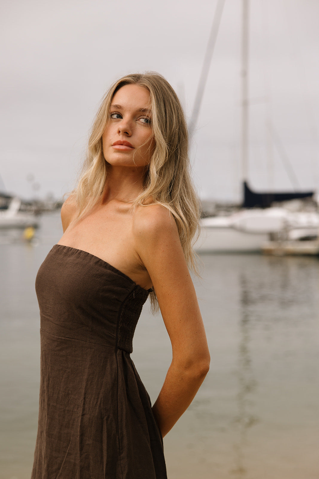 Blair Linen Maxi Dress - Dose of Soleil
