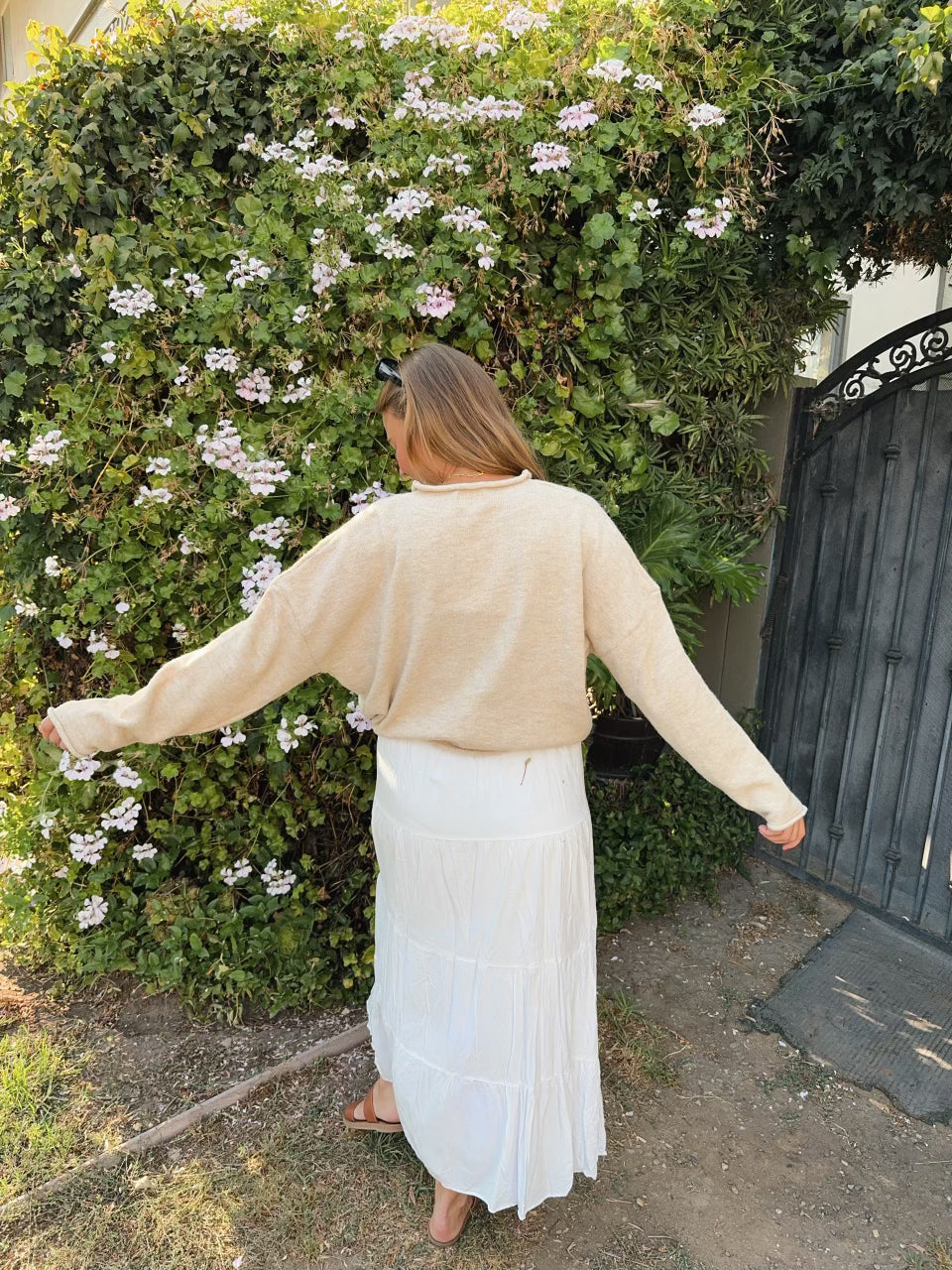 Firewood Sweater in Cream - Dose of Soleil