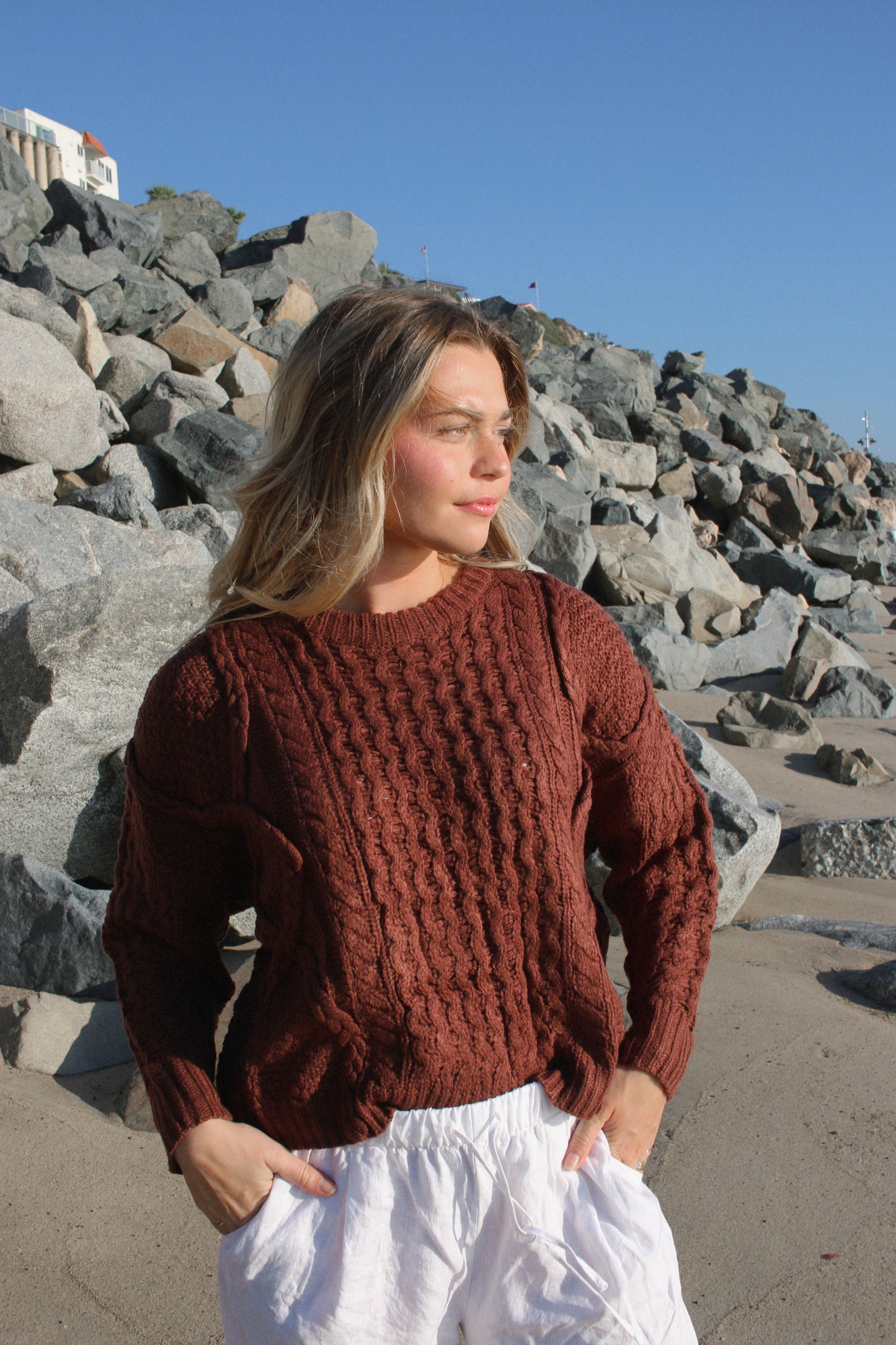 Spice Cable Knit - Dose of Soleil