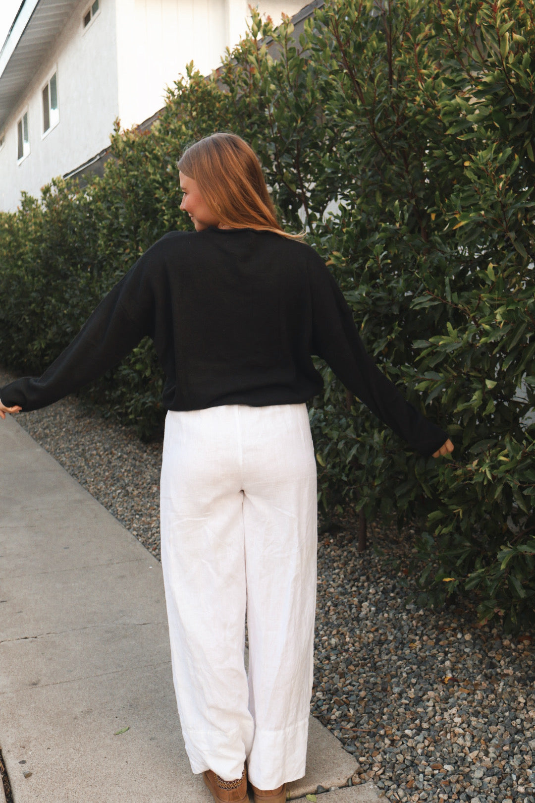 Firewood Sweater in Black - Dose of Soleil