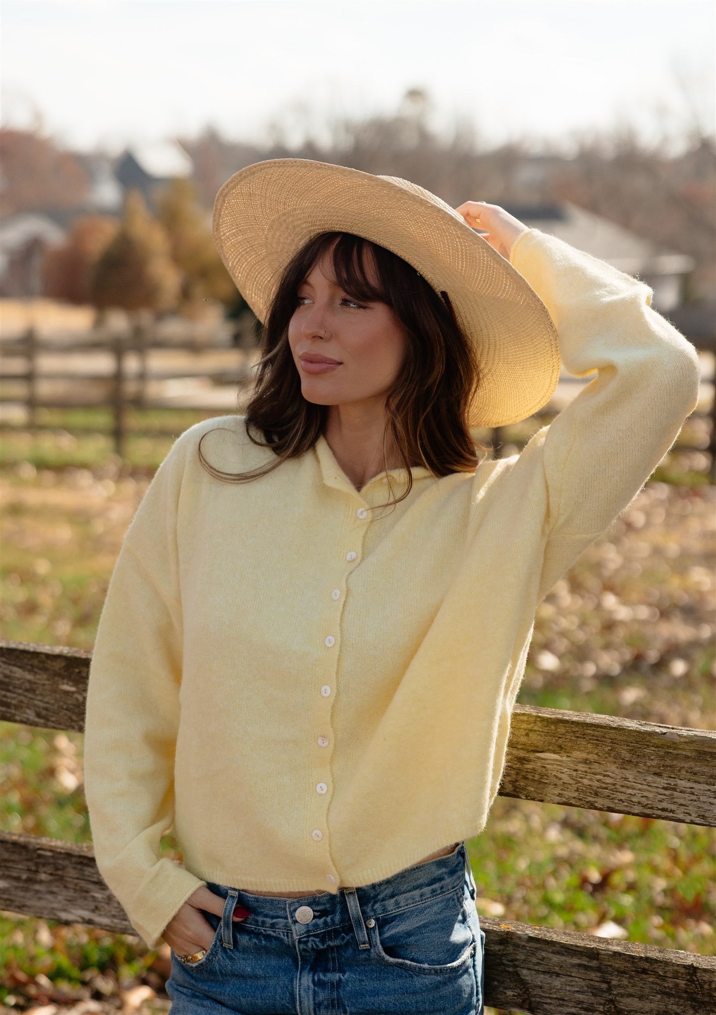 Firewood Sweater in Butter - Dose of Soleil