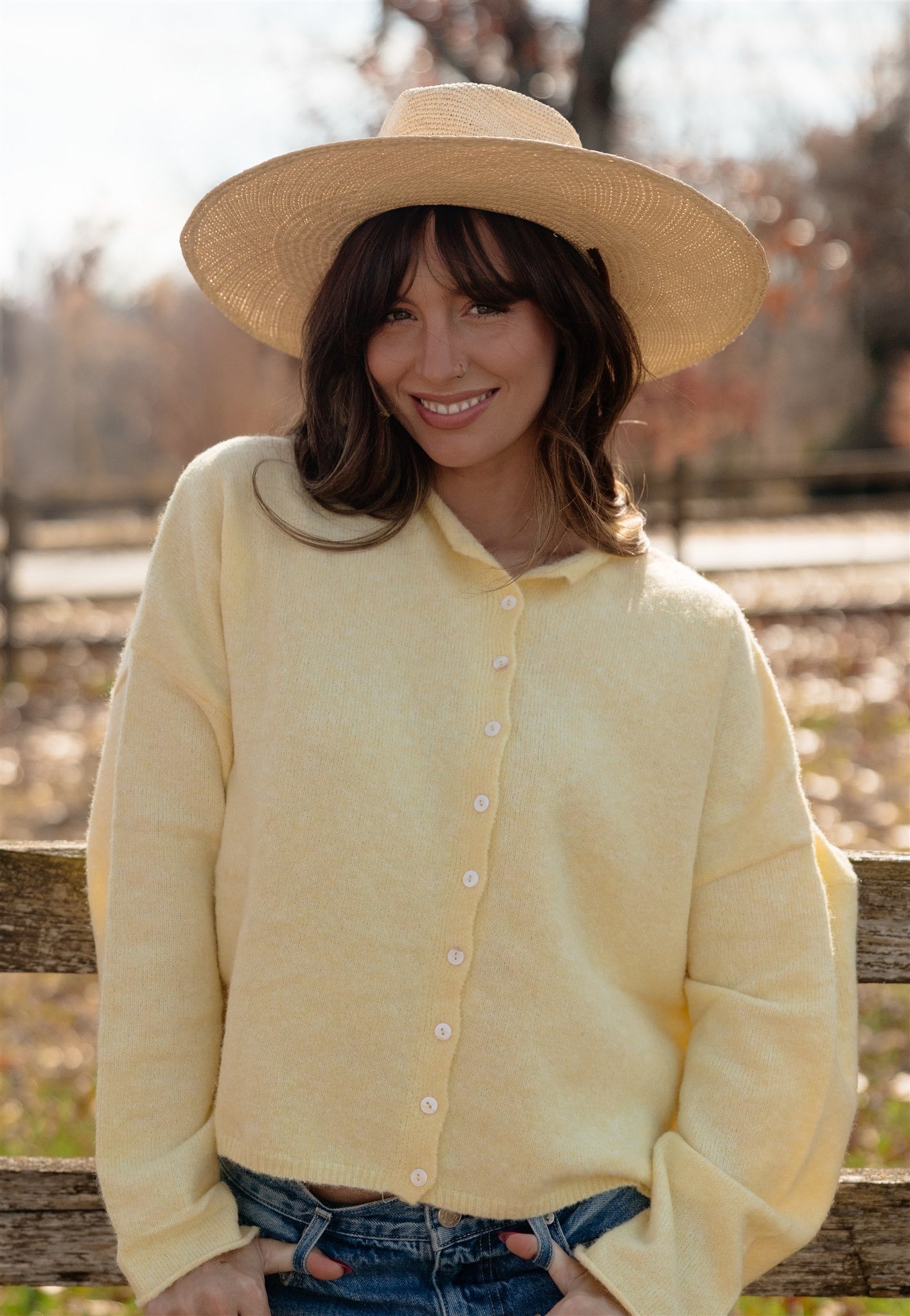 Firewood Sweater in Butter - Dose of Soleil