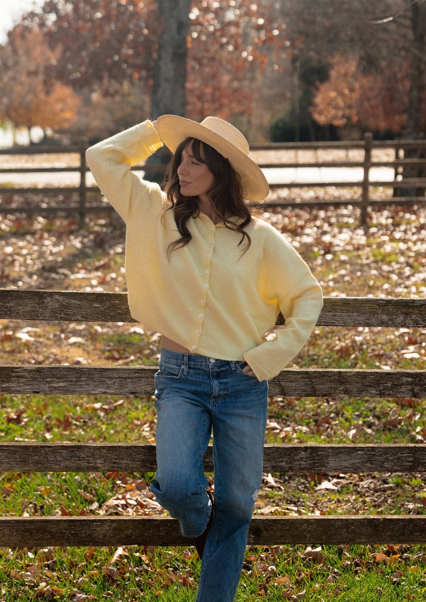 Firewood Sweater in Butter - Dose of Soleil