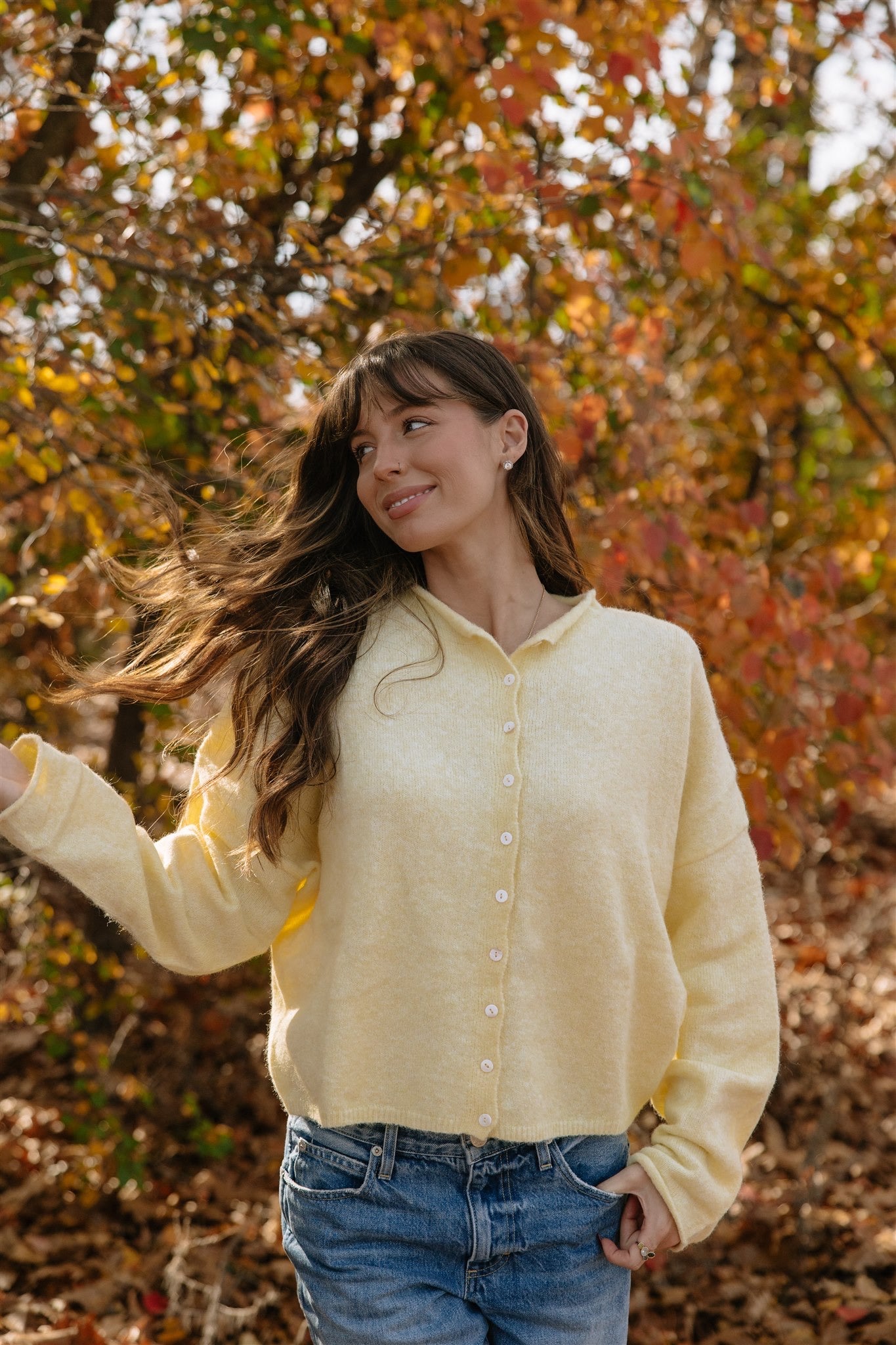 Firewood Sweater in Butter - Dose of Soleil