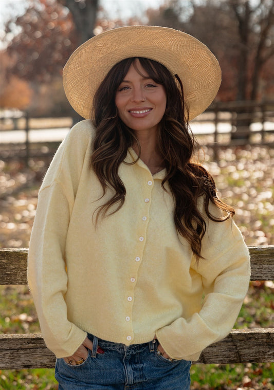 Firewood Sweater in Butter