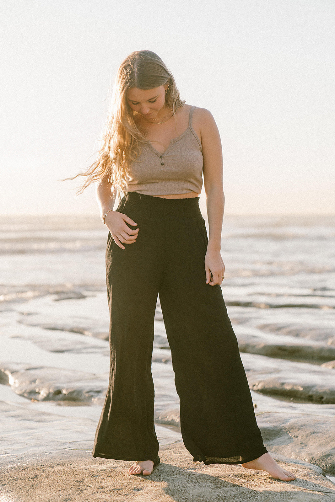 Flowy capris hot sale