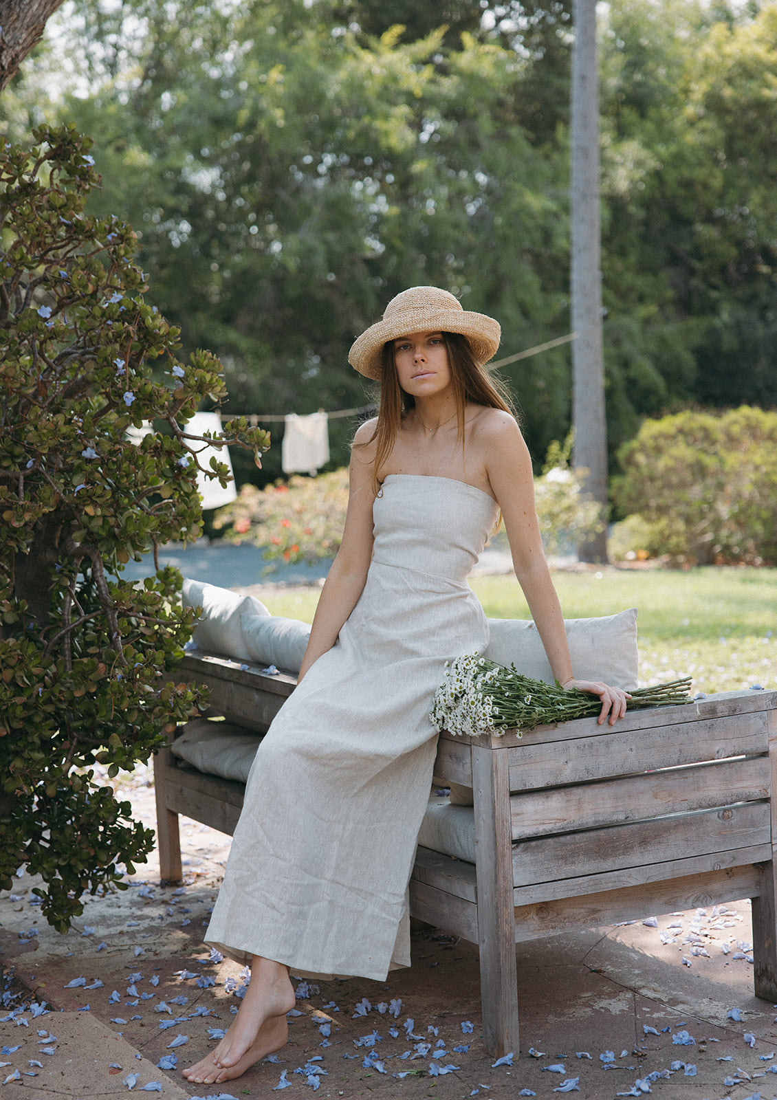 Blair Linen Maxi Dress