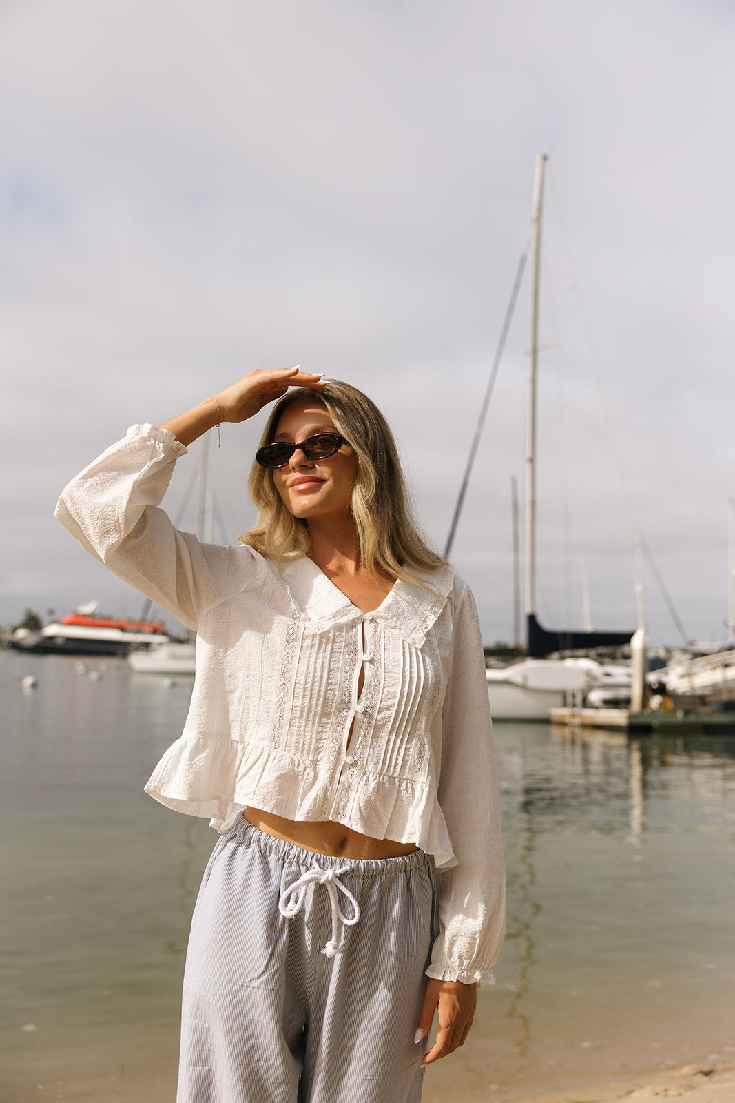 Evelyn Cotton Blouse - Dose of Soleil