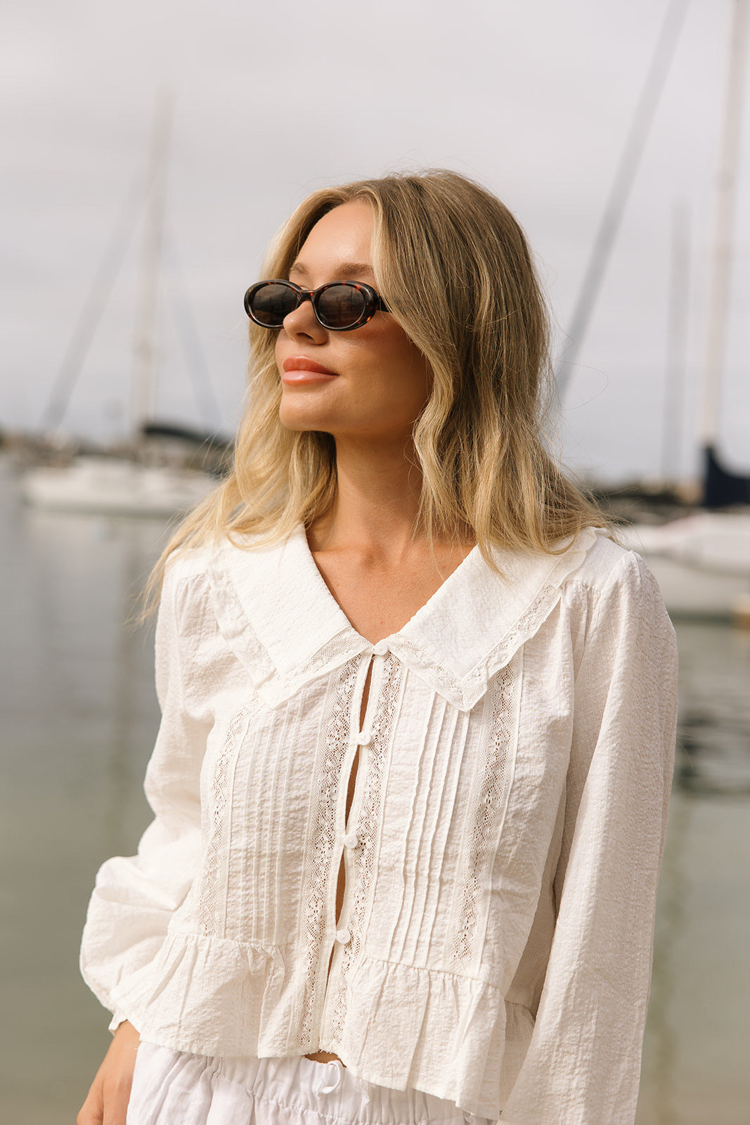 Evelyn Cotton Blouse - Dose of Soleil