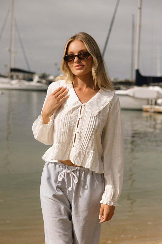 Evelyn Cotton Blouse - Dose of Soleil