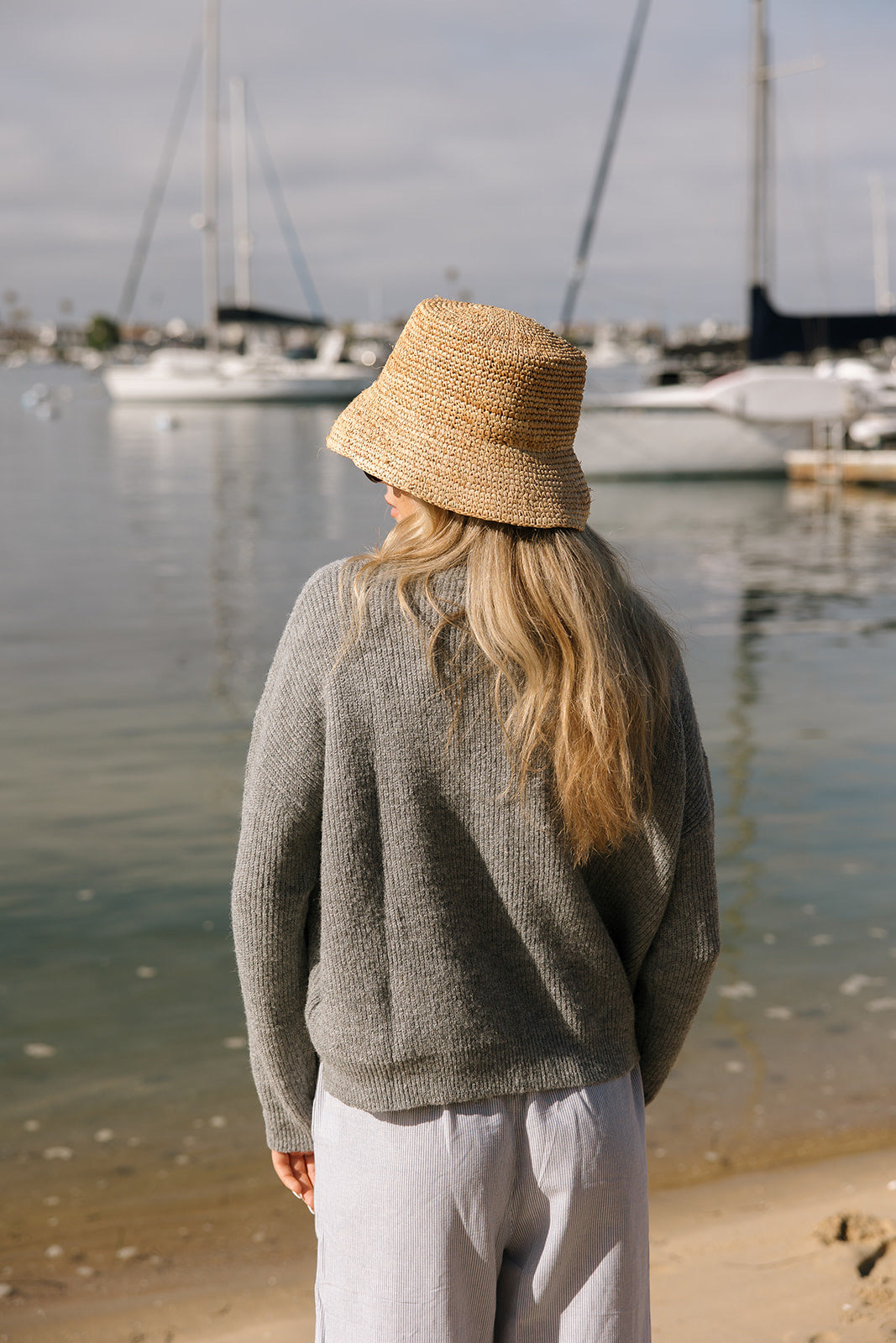 Low Tide Cardigan- Sand- Chocolate- Grey - Dose of Soleil
