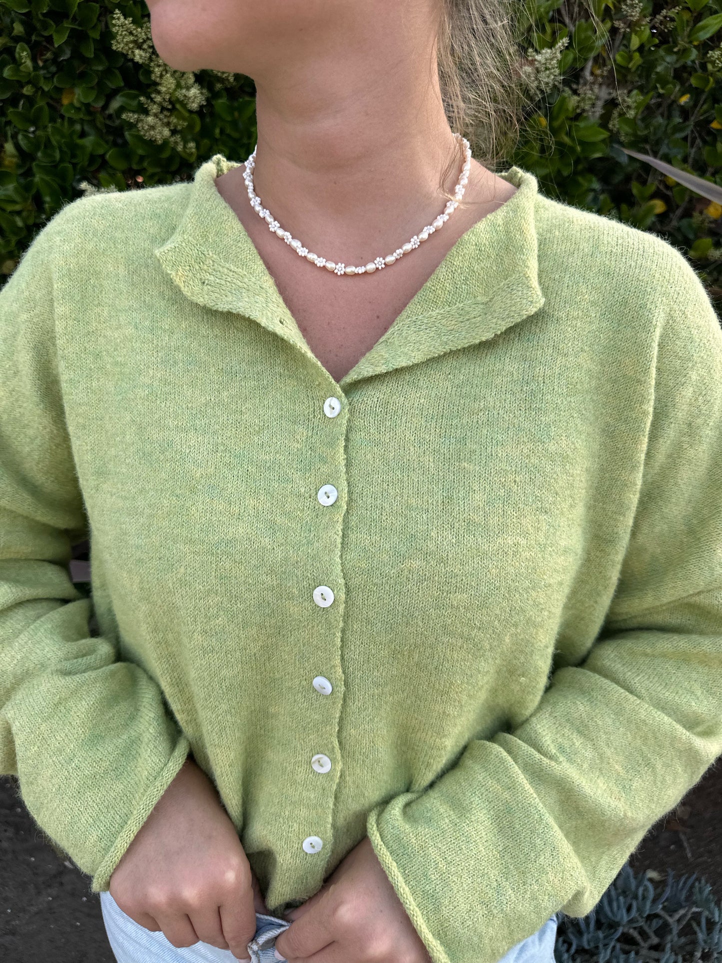 Firewood Sweater in Lime - Dose of Soleil