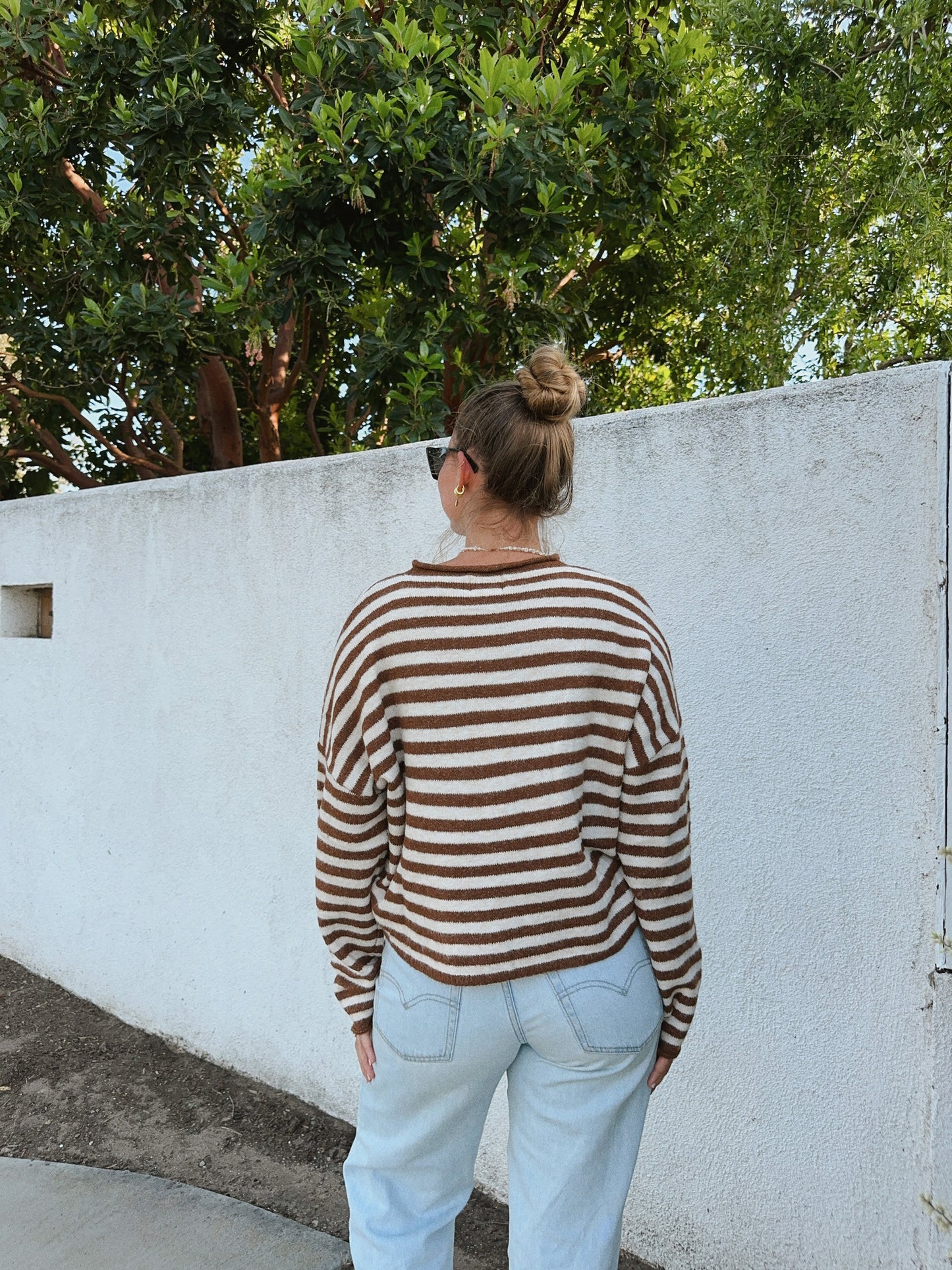 Firewood Sweater in Striped - Dose of Soleil