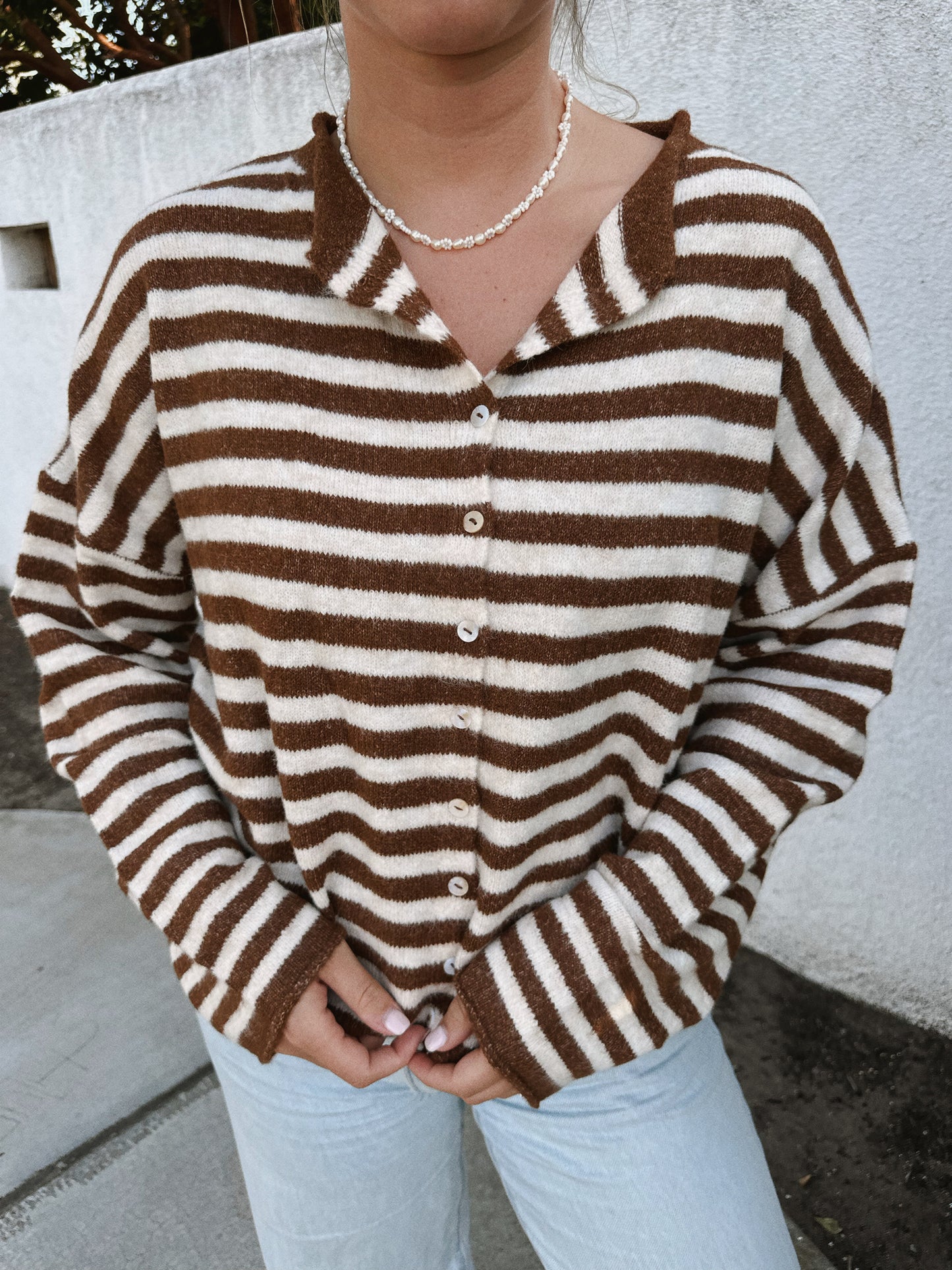 Firewood Sweater in Striped - Dose of Soleil