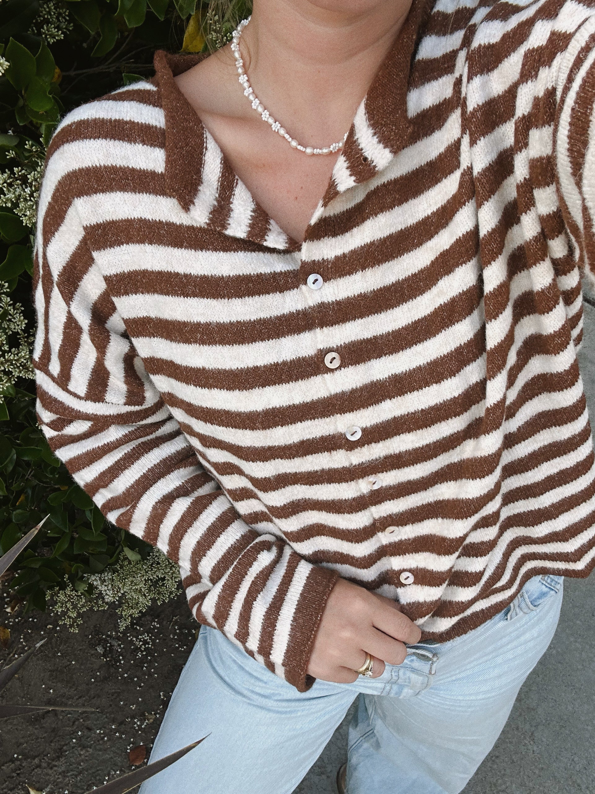 Firewood Sweater in Striped - Dose of Soleil