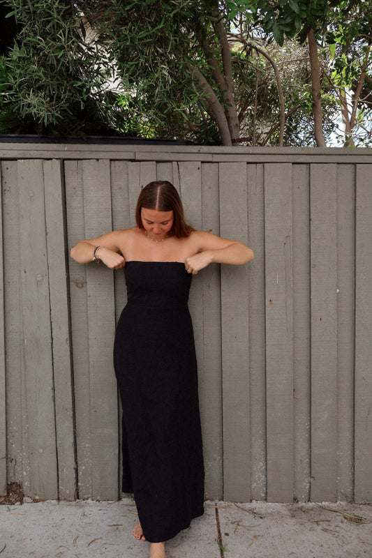 Blair Linen Maxi Dress - Dose of Soleil